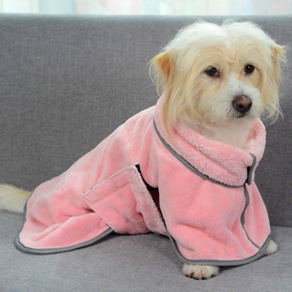 Pet drying towel multiple colors
